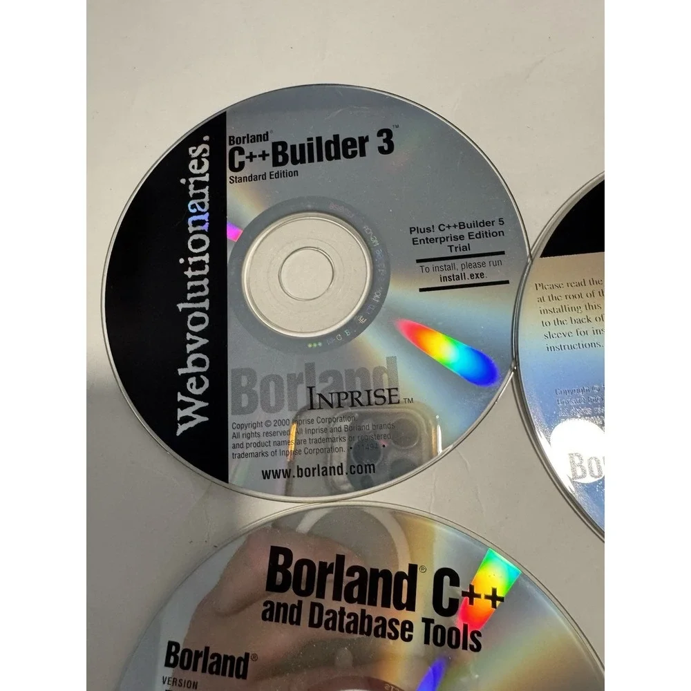 Borland C++ Builder Standard edition, original disk Discs Only